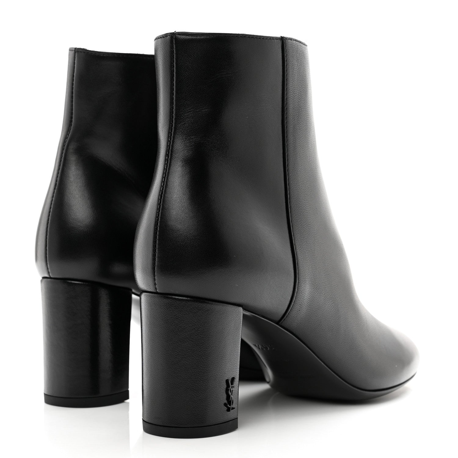 Saint Laurent Nappa Vendome Loulou Ankle Zip Boot 36.5 Black 4 of 9