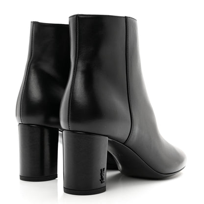Saint Laurent Nappa Vendome Loulou Ankle Zip Boot 36.5 Black 4 of 9