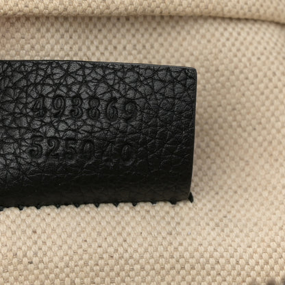 Gucci Grained Calfskin Logo Belt Bag Black 7 of 10