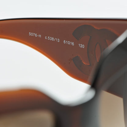 Chanel Mother of Pearl CC Sunglasses 5076-H Brown 5 of 7