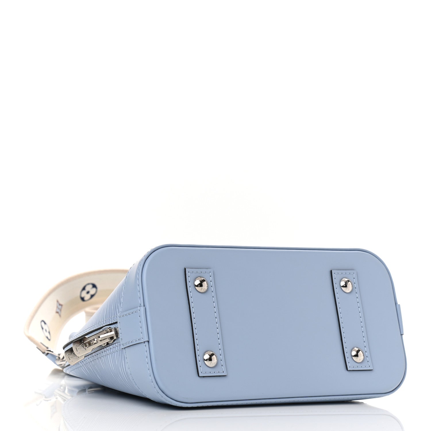 Louis Vuitton Epi Jacquard Alma BB Bleu Nuage 3 of 6