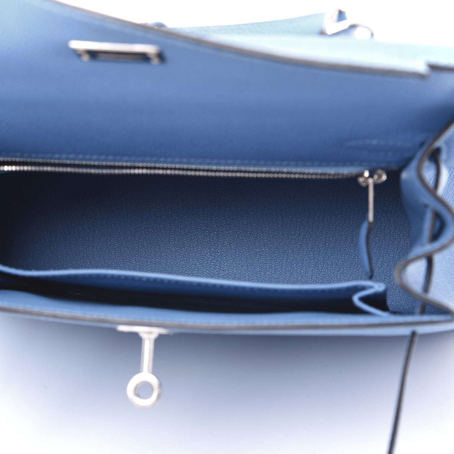 Hermes Epsom Kelly Sellier 25 Bleu Paradis 7 of 40