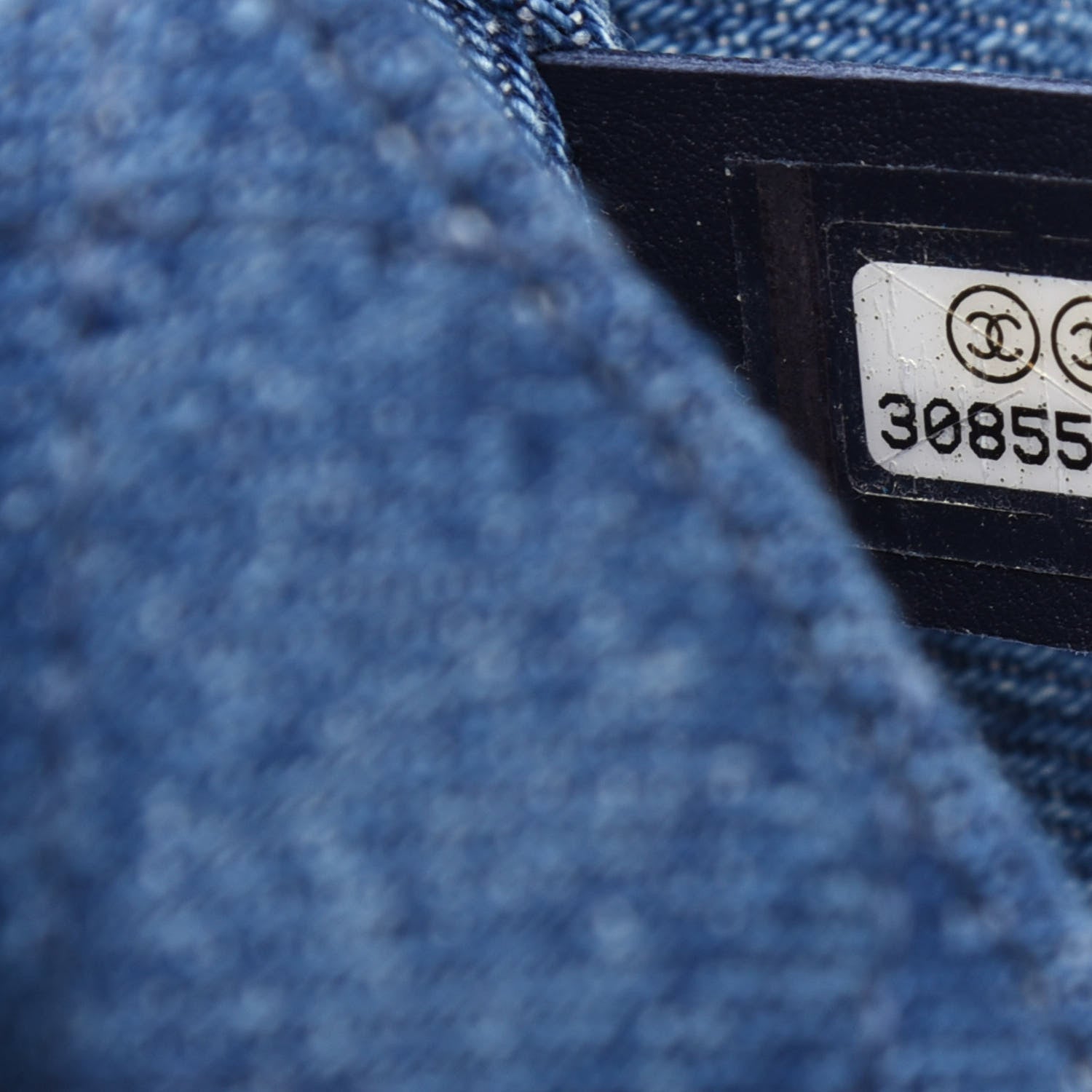 Chanel Denim CC Quilted Mini Square Flap Blue 7 of 10