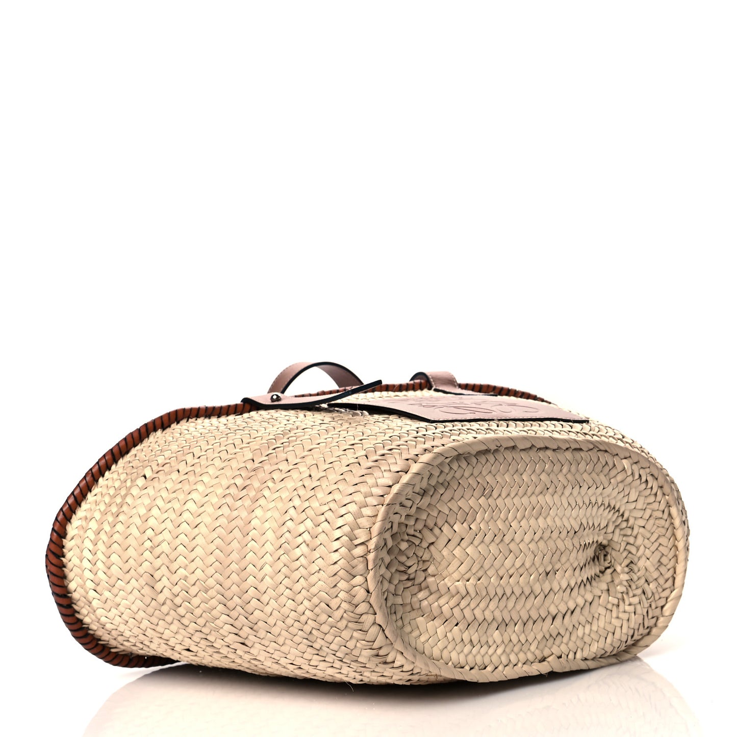Raffia Basket Tote Bag Natural Tan
