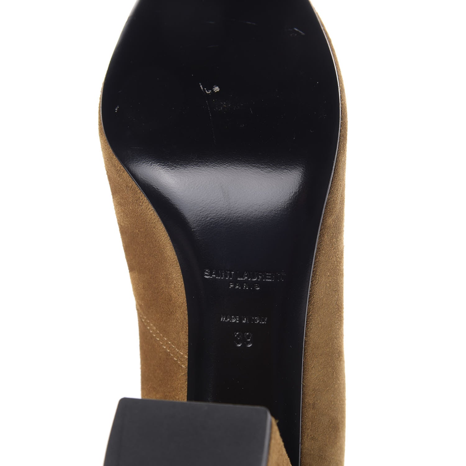 Saint Laurent Suede Babies 90 Fringe Ankle Boots 39 Light Tan 9 of 11
