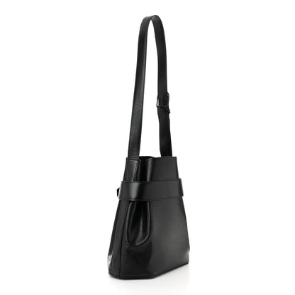 Louis Vuitton Epi Sac D'epaule Black 3 of 13