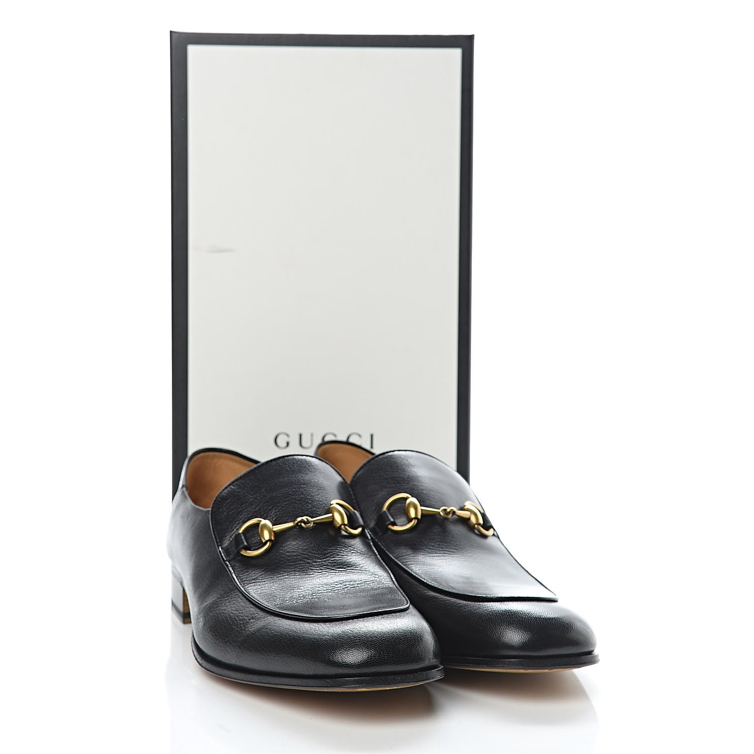 Gucci Goatskin Mens Horsebit Loafers 10.5 Black 9 of 9