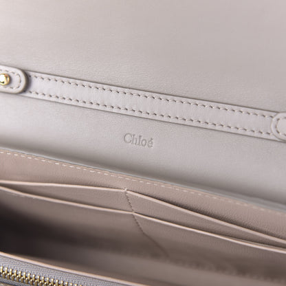 Chloe Grained Calfskin Aby Chain Wallet Motty Grey 6 of 10