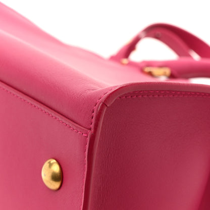 Saint Laurent Calfskin Small Classic Y Cabas Fuchsia 14 of 14