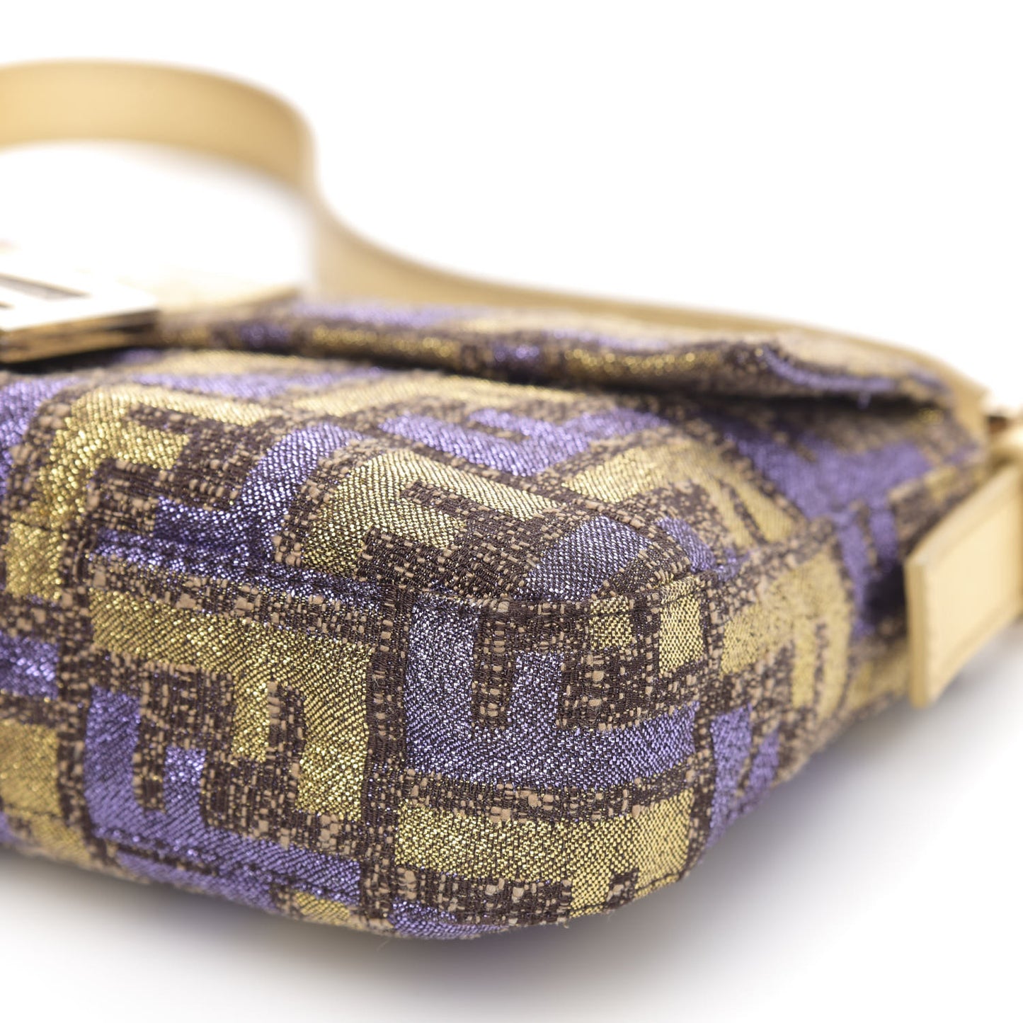 Metallic Lurex Zucca Baguette Gold Multicolor