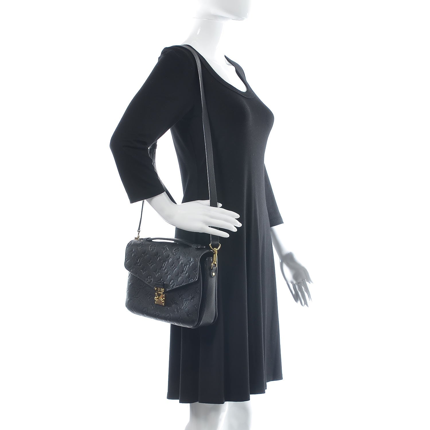 Louis Vuitton Empreinte Pochette Metis Black 2 of 7