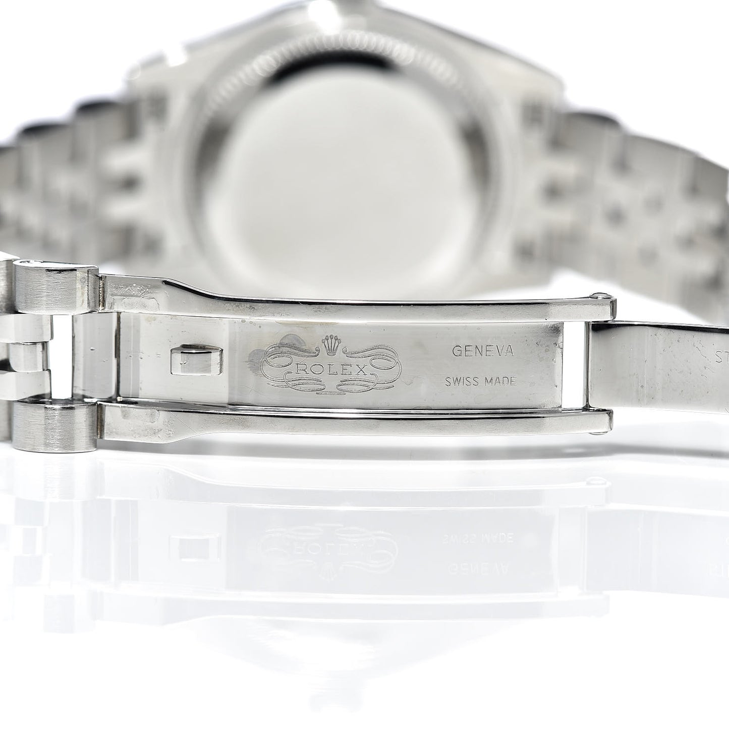 Stainless Steel 18K White Gold Diamond 26mm Oyster Perpetual Datejust Watch Silver 179174