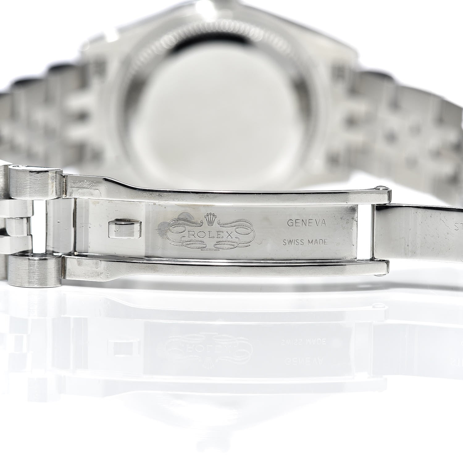 Rolex Stainless Steel 18K White Gold Diamond 26mm Oyster Perpetual Datejust Watch Silver 179174 6 of 7