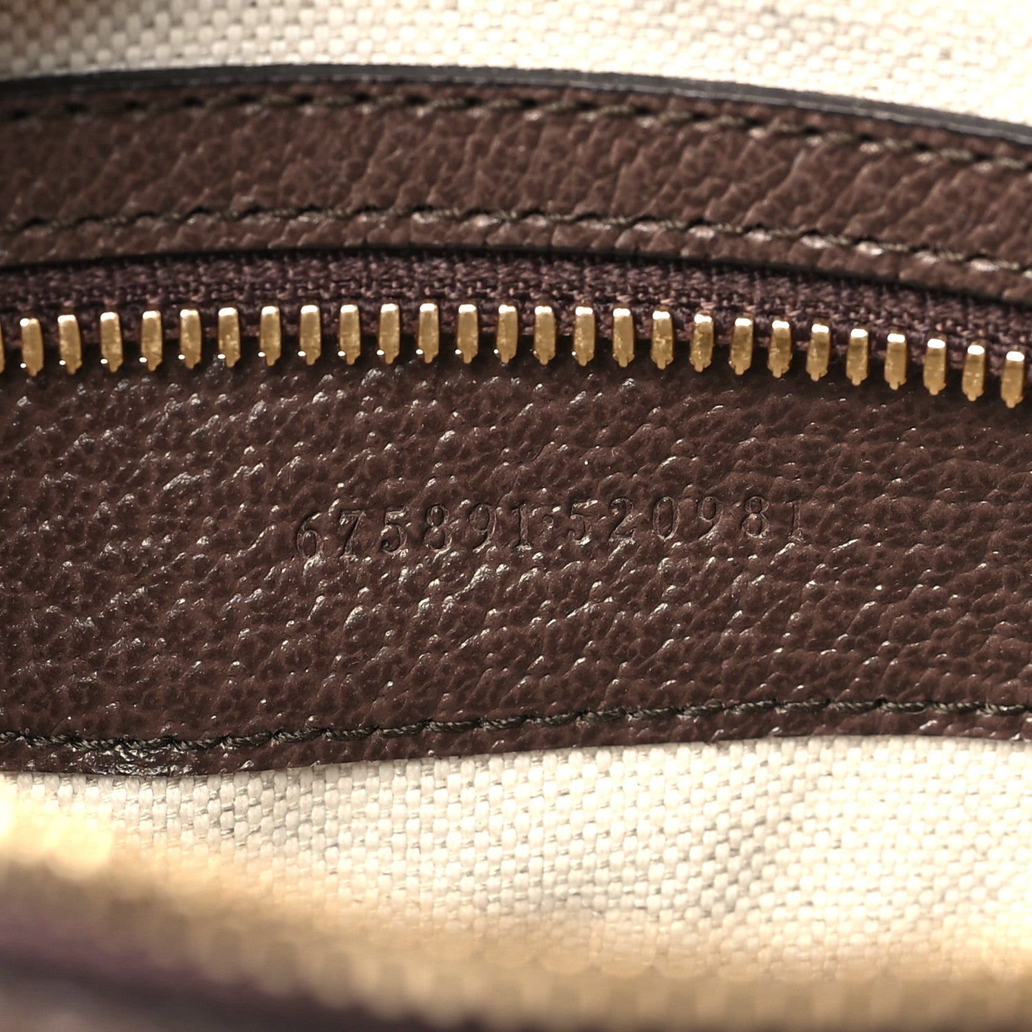 Gucci Monogram Jumbo GG Textured Dollar Calfskin Web Messenger Shoulder Bag Camel Ebony New Acero 7 of 9