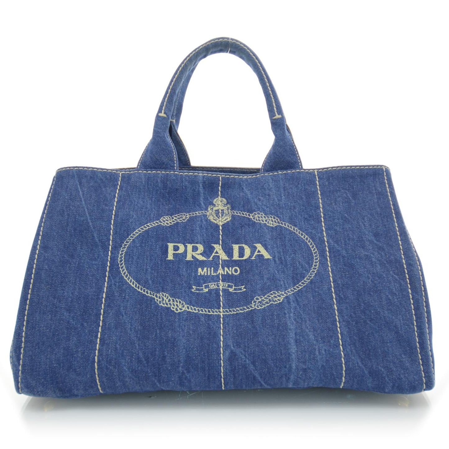 Denim Logo Tote