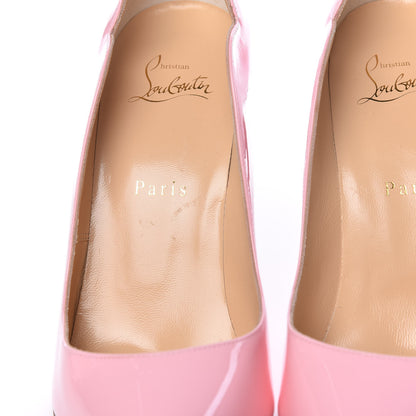Christian Louboutin Patent Hot Chick 100 Pumps 39.5 Eglantine 8 of 8