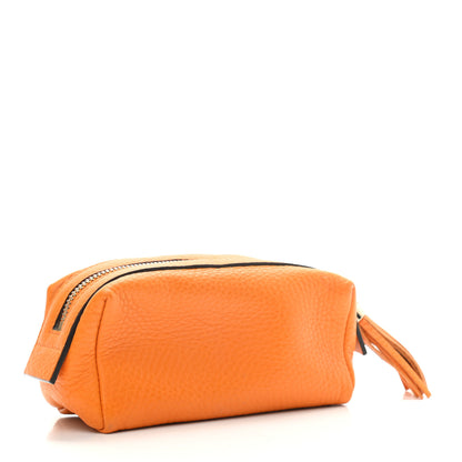 Gucci Pebbled Calfskin Small Soho Cosmetic Case Curcuma 3 of 9