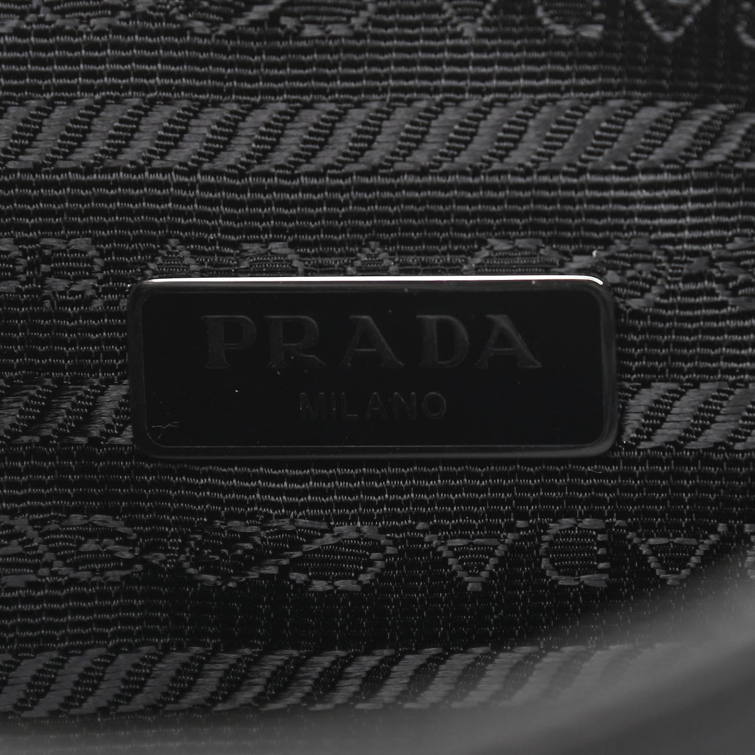 Prada Tessuto Nylon Mini Re-Edition 2000 Bag Black 6 of 10