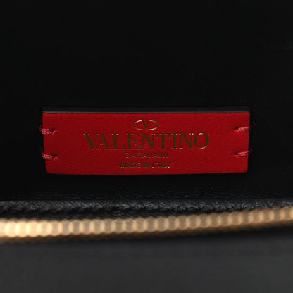 Valentino Garavani Grained Calfskin VSling Vanity Case Black 6 of 9