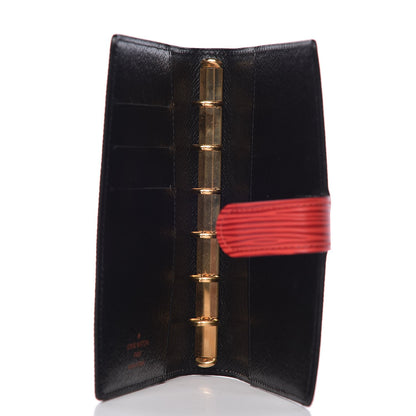 Louis Vuitton Epi Small Ring Agenda Cover Castillan Red 5 of 8