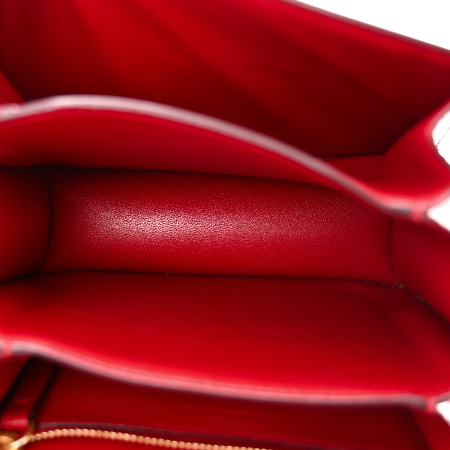 Celine Smooth Calfskin Small Classic Box Flap Bag Red 5 of 10