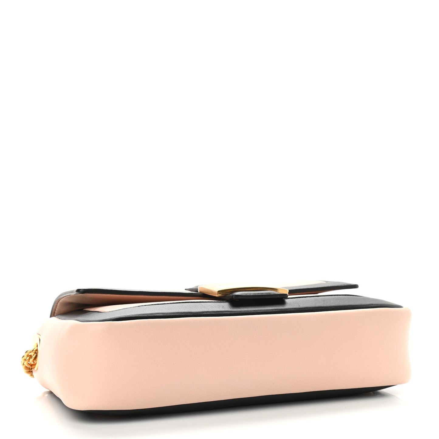 Nappa Apolo Bi-Color Chain Baguette Rosa Quarzo Black