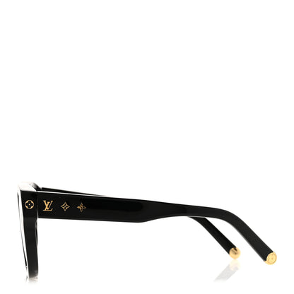 Louis Vuitton Acetate My Monogram Square Sunglasses Z1526W Black 3 of 8