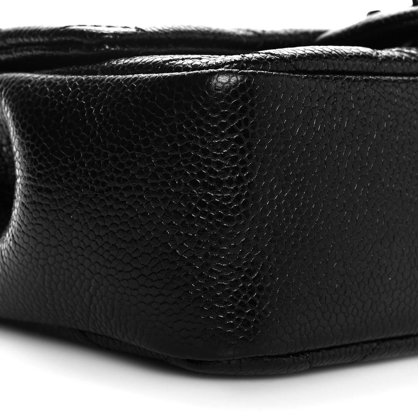 Caviar Quilted Incognito Mini Square Flap Black