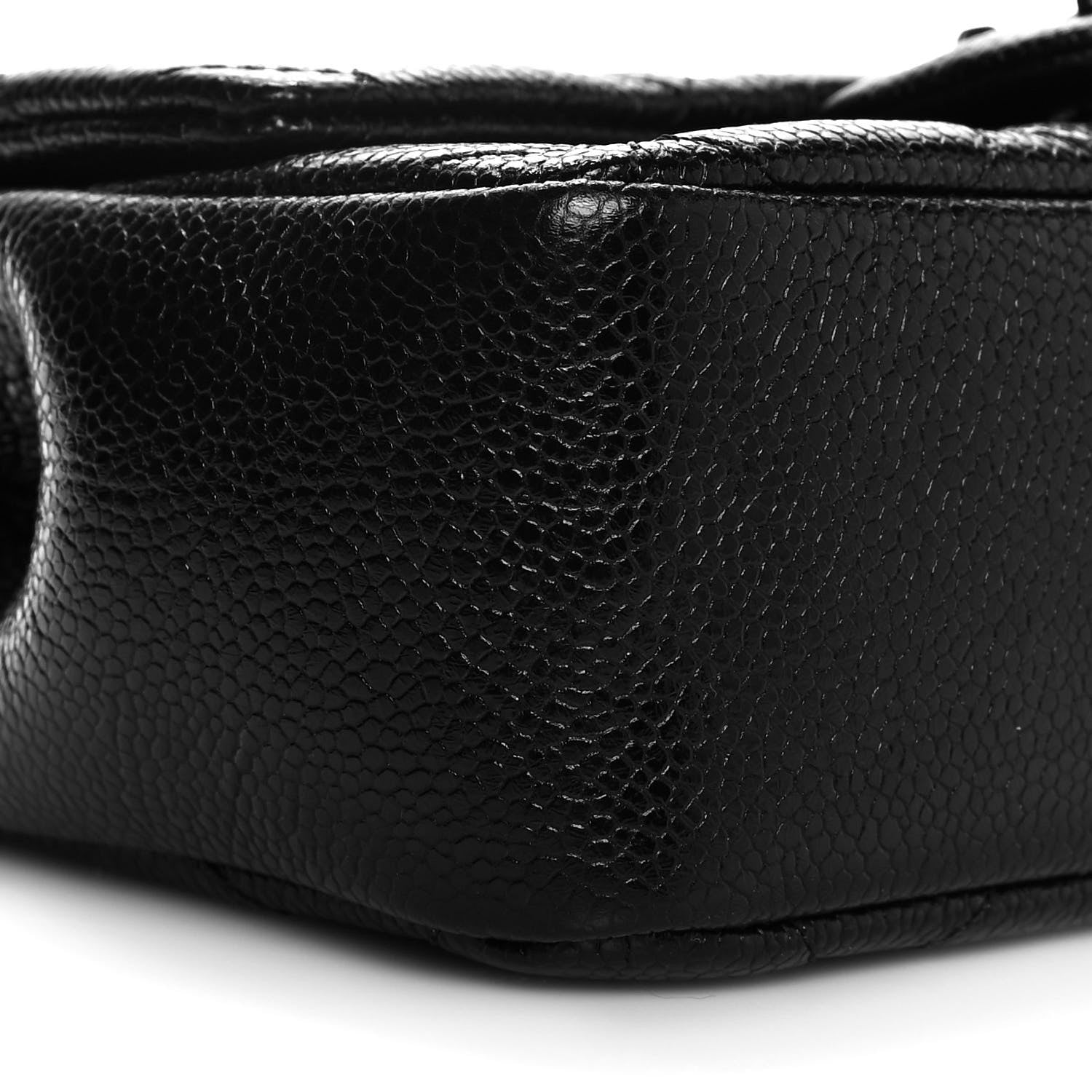 Chanel Caviar Quilted Incognito Mini Square Flap Black 8 of 10