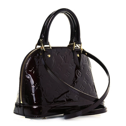 Louis Vuitton Vernis Alma BB Amarante 3 of 11