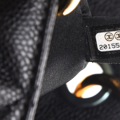 Chanel Caviar Quilted XL Grand Shopping Tote GST Black 7 of 8