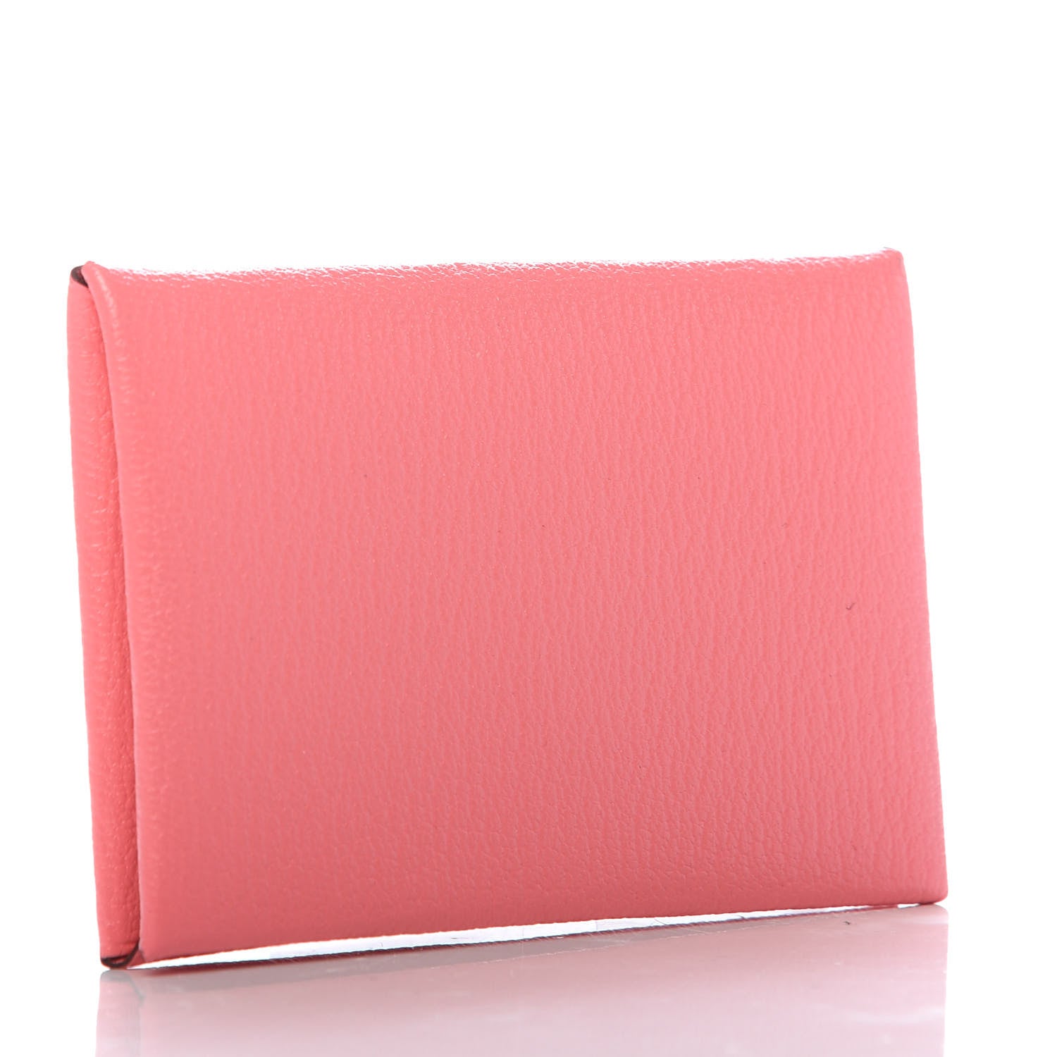 Hermes Chevre Mysore Calvi Card Case Rose Ete 3 of 10