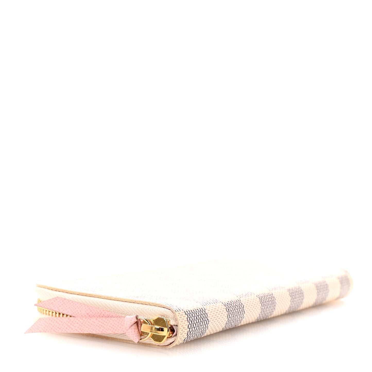 Damier Azur Clemence Wallet Rose Ballerine