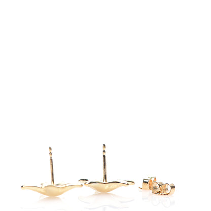 Tiffany 18K Yellow Gold 15mm Elsa Peretti Starfish Earrings 3 of 4