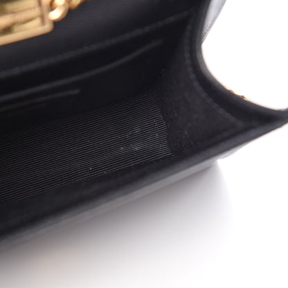 Saint Laurent Grain De Poudre Small Monogram Kate Satchel Black 6 of 12