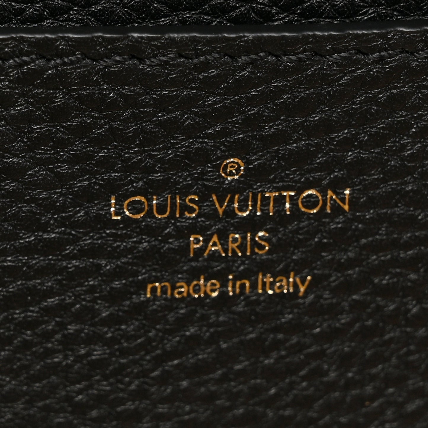 Grained Calfskin LV Pont 9 Soft MM Black