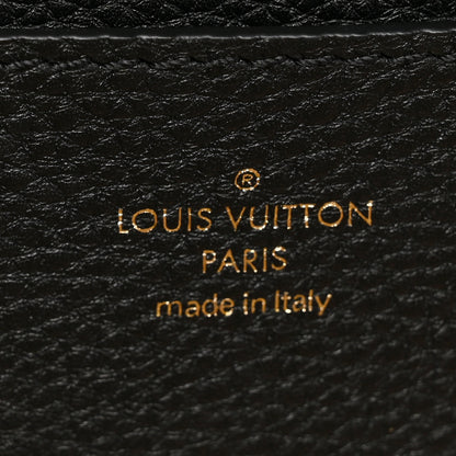 Louis Vuitton Grained Calfskin LV Pont 9 Soft MM Black 6 of 12
