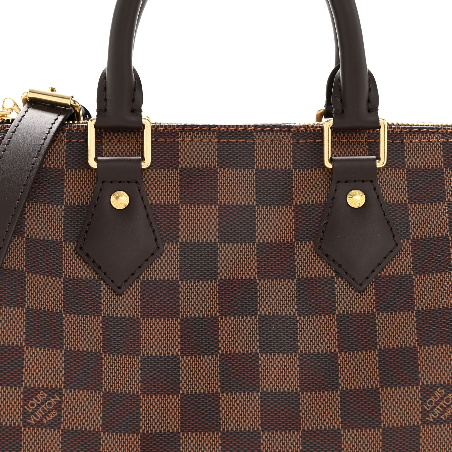 Louis Vuitton Damier Ebene Speedy Bandouliere 25 8 of 10