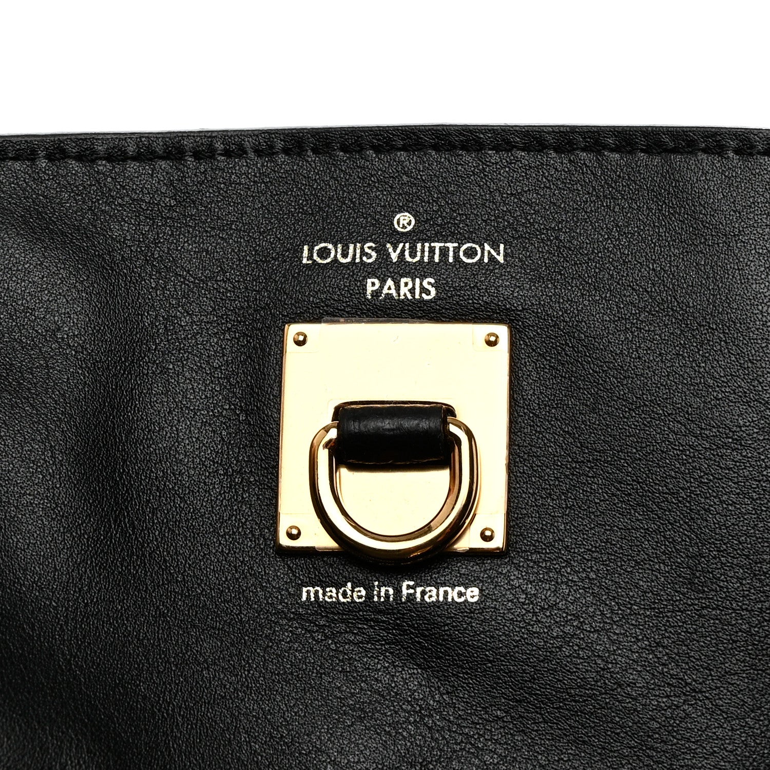 Louis Vuitton Calfskin City Steamer EW Black Gold 6 of 11