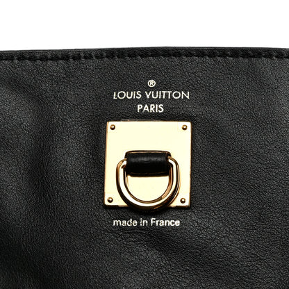 Louis Vuitton Calfskin City Steamer EW Black Gold 6 of 11