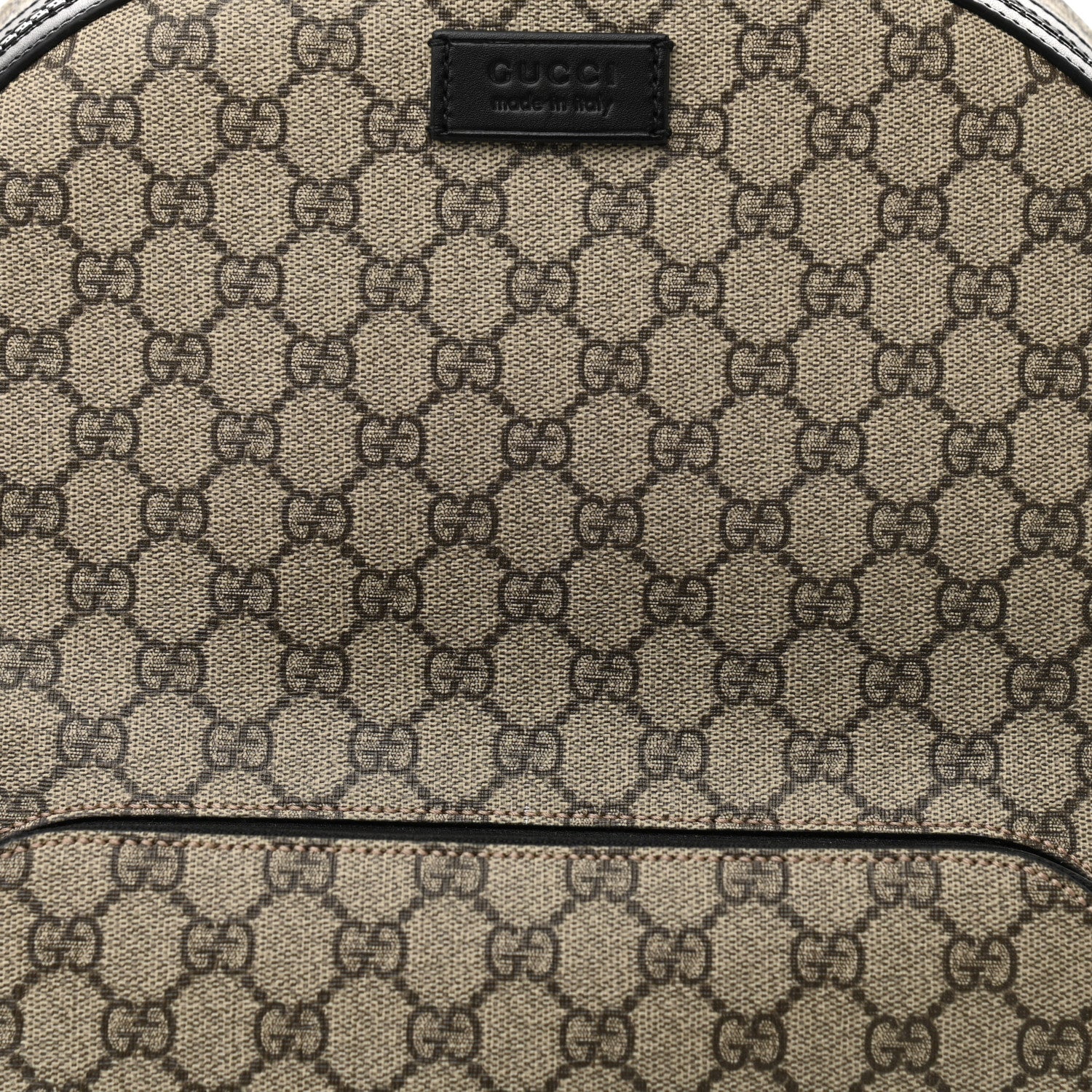 Gucci GG Supreme Monogram Medium Backpack Black 8 of 11