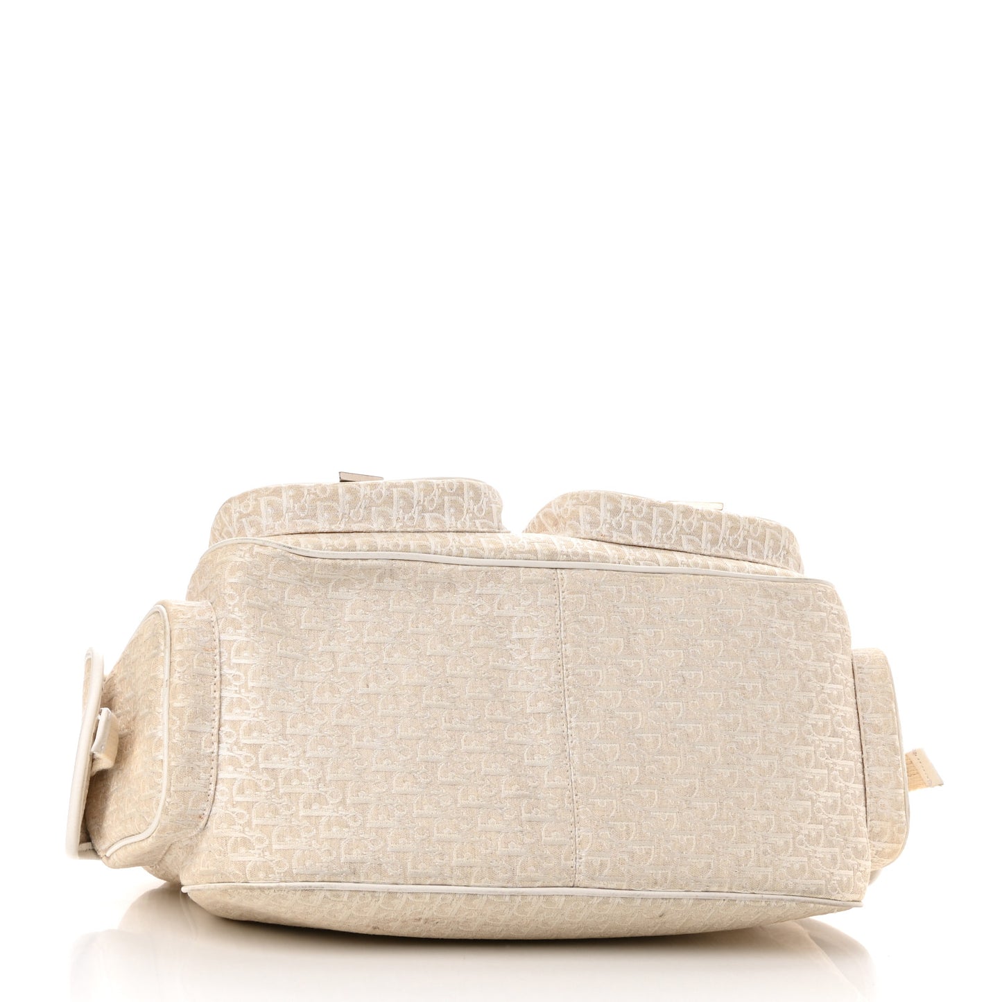 Monogram Pocket Satchel Beige