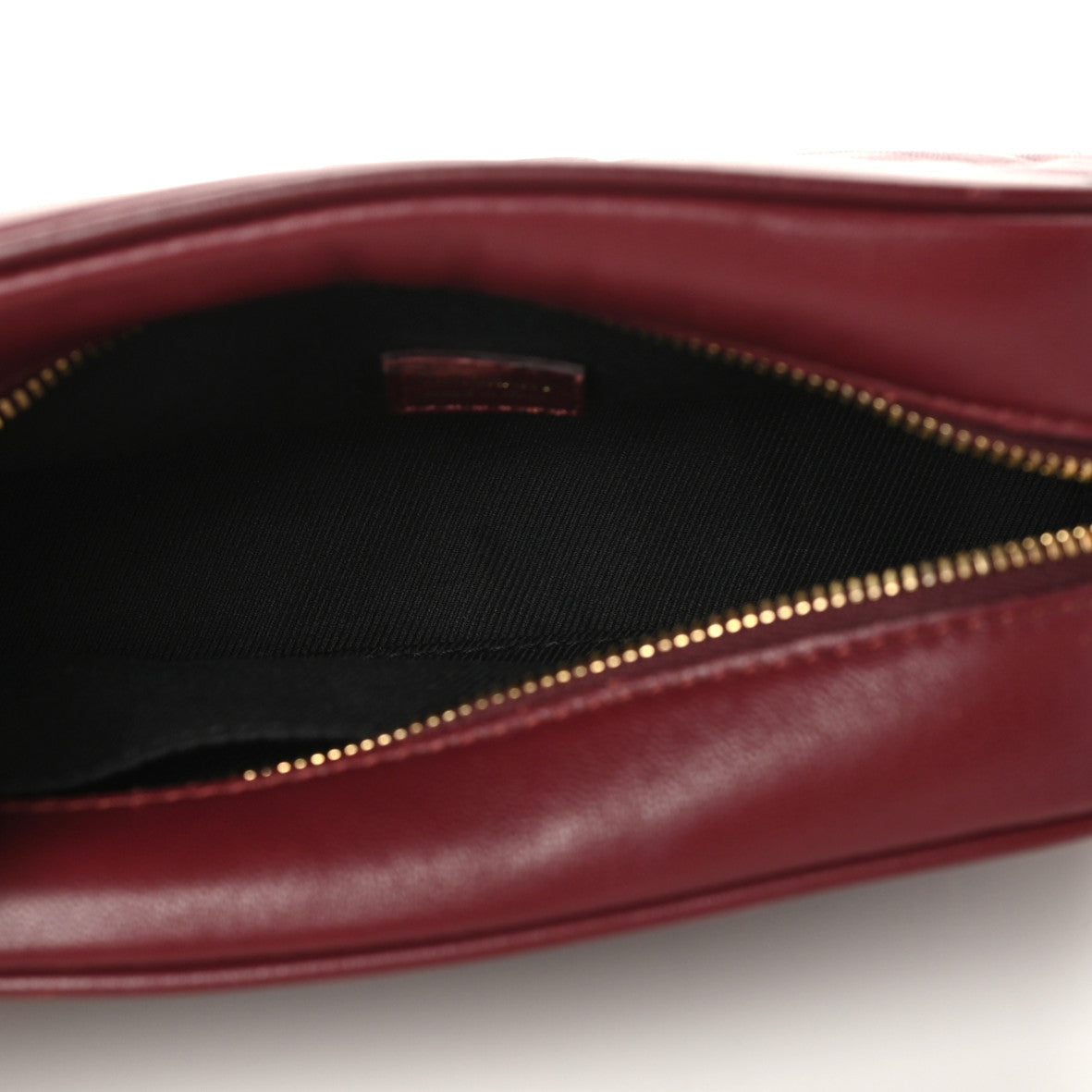 Burberry Lambskin Quilted Camera Bag Burgundy Red 5 of 8