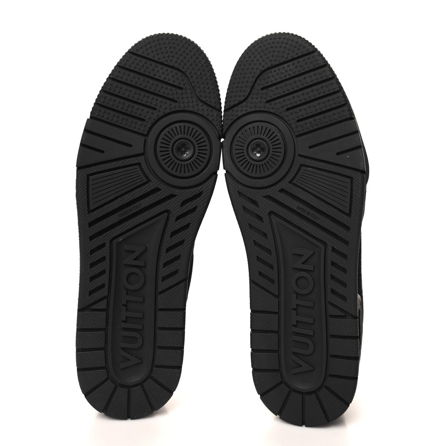 Louis Vuitton Suede Mens LV Trainer Sneakers 8.5 Black 6 of 8