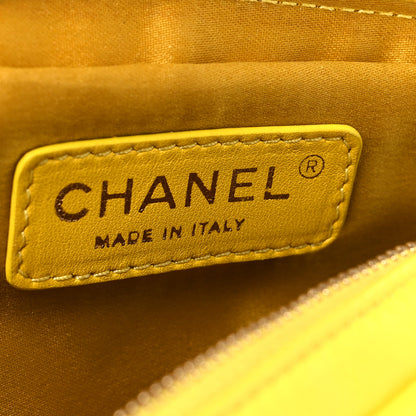 Chanel Lambskin Quilted New Mini Flap Yellow 6 of 11