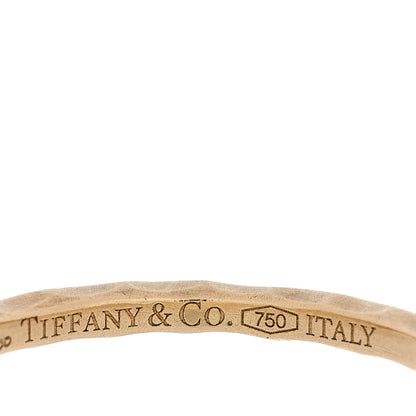 Tiffany 18K Yellow Gold Paloma Picasso Hammered Ring 54 7 4 of 5