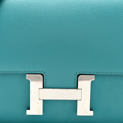 Hermes Epsom Constance 24 Bleu Paon 7 of 10