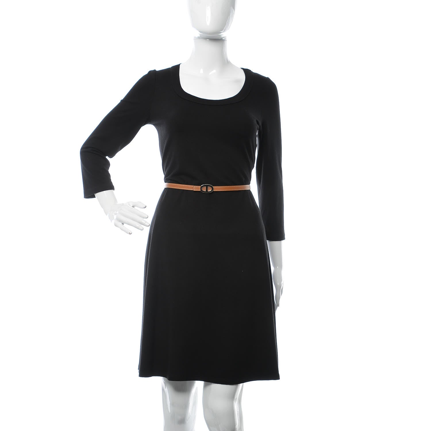 Hermes Epsom Swift 13mm Athena Belt 80 Gold Black 2 of 7