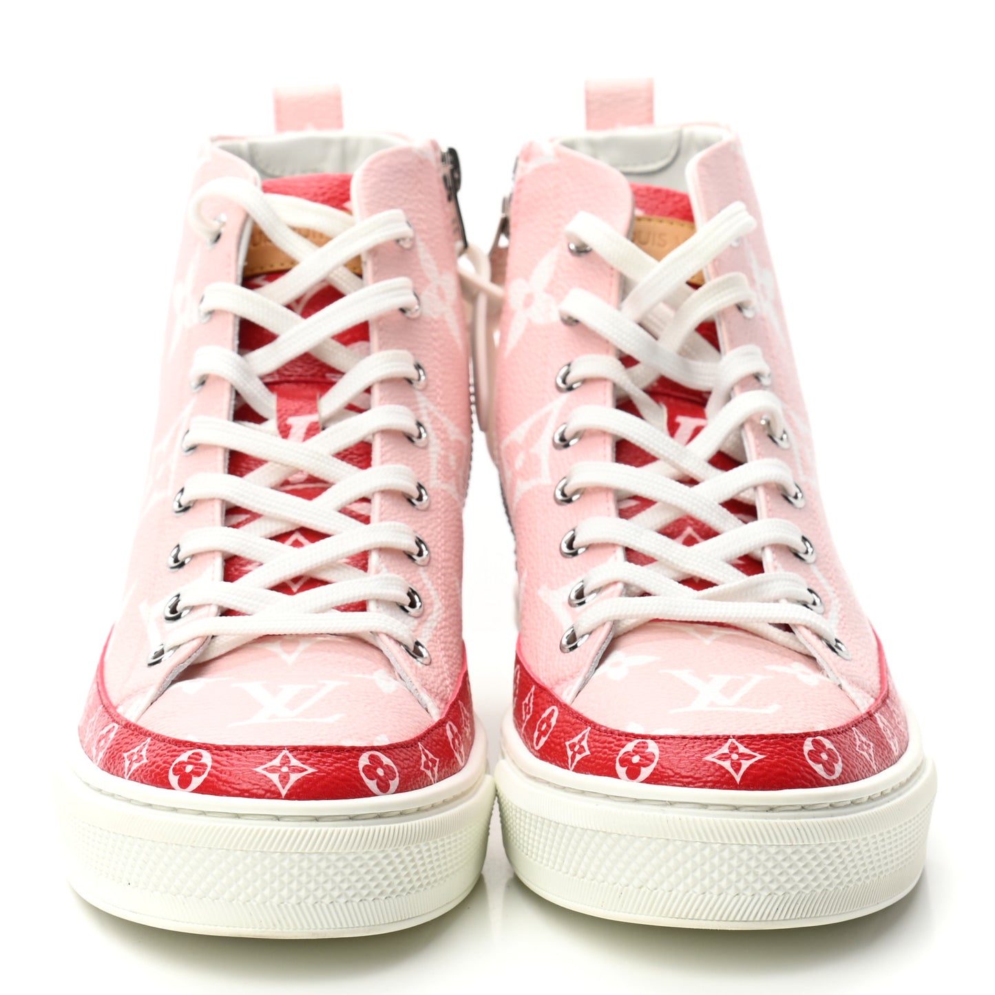 Monogram Giant Stellar Sneaker Boots 38 Rose Rouge