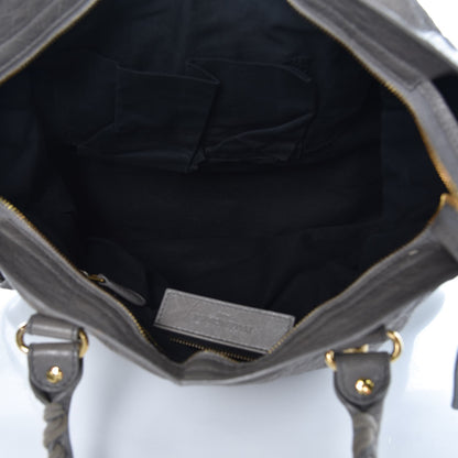 Balenciaga Agneau Giant 12 Gold Hardware City Gris Pyrite 5 of 7